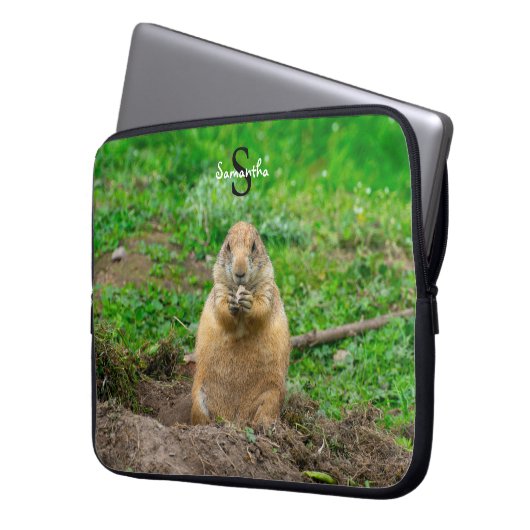 Prairie-Schwarzschwanz Laptopschutzhülle (Vorderseite Links)