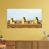 Prairie Sentinels Mossleigh Alberta Canvas Print Leinwanddruck (Insitu (Wohnzimmer))