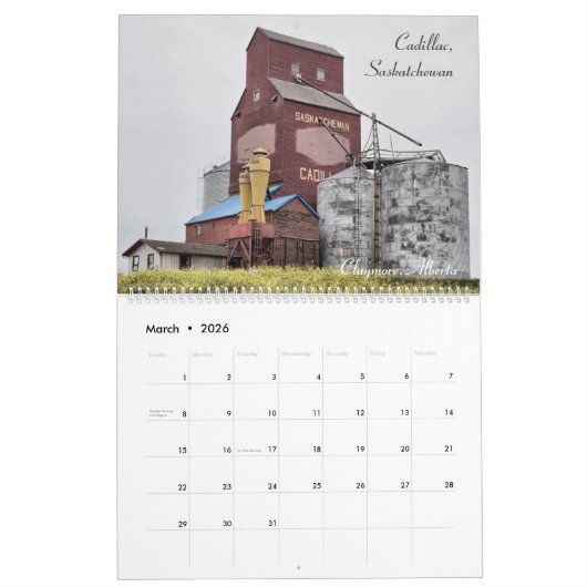 Prairie Sentinels of the Past, 2019 Edition Kalender (Mär 2026)