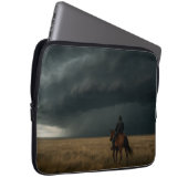 Prairie Storm - Dramatic Western Weather Laptopschutzhülle (Vorne Rechts)