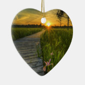 Prairie Sunset Keramikornament (Rechts)