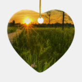 Prairie Sunset Keramikornament (Hinten)