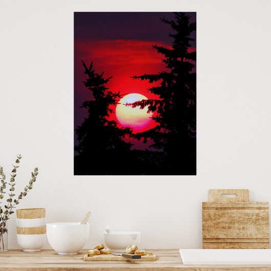Prairie Sunset Poster (Küche)