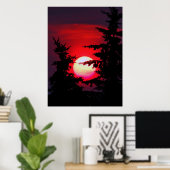 Prairie Sunset Poster (Heimbüro)