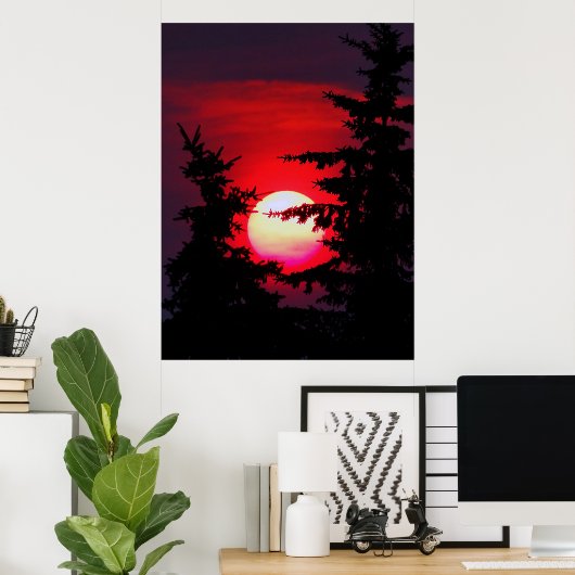 Prairie Sunset Poster (Heimbüro)