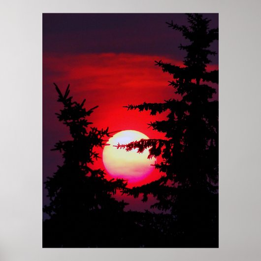 Prairie Sunset Poster (Vorne)