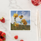 Prairie Sunset quadratische Papiertücher Serviette (Beispiel)