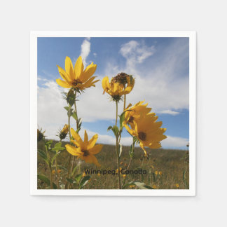 Prairie Sunset quadratische Papiertücher Serviette