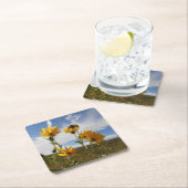 Prairie Sunset Square Paper Untersetzer (Vor Ort)