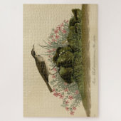 Prairie Titlark (Pipit) Audubons Vögel von Amerika Puzzle (Vertikal)