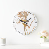 Prairie Warbler Audubon Yellow Bird Große Wanduhr (Zuhause)
