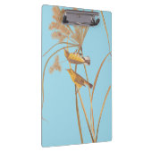 Prairie Warbler Audubon Yellow Bird Klemmbrett (Rechts)