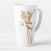 Prairie Warbler Audubon Yellow Bird Milchtasse (Rechte Ecke)