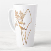 Prairie Warbler Audubon Yellow Bird Milchtasse (Linke Ecke)