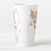 Prairie Warbler Audubon Yellow Bird Milchtasse (Vorderseite)