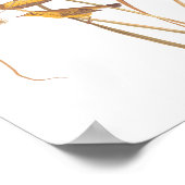 Prairie Warbler Audubon Yellow Bird Poster (Ecke)