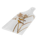 Prairie Warbler Audubon Yellow Bird Schneidebrett (Ecke)