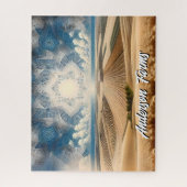 Prairie Wheat Farm Abstrakt Puzzle (Vertikal)