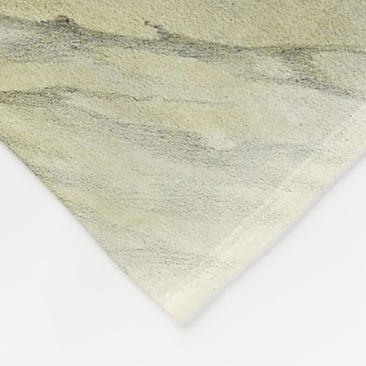 Prairie Wolf (Coyote) von Audubons Quadrupeds Fleecedecke (Ecke)