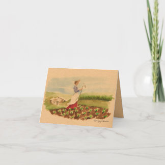 Prairie Woman Greeting Card Karte
