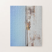 Prairies Saskatchewan Canada Old Tractor Puzzle (Vertikal)