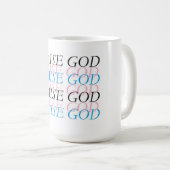 PRAISE GOD KAFFEETASSE (VorderseiteRechts)