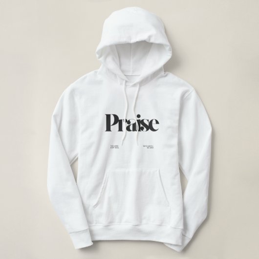 Praise Hoodie (Design vorne)