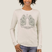 Praise the Lord Psalm Floral Lungs Tri-Blend Shirt (Vorderseite)