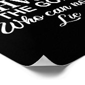 Praise Yahweh The God_ Christian Motivation Insrat Poster (Ecke)