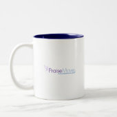 PraiseMoves 2-Tone-Tasse (normal oder groß) Zweifarbige Tasse (Links)