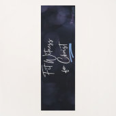 PraiseMoves Übungsmatte - Dunkle Matte (Vorderseite)