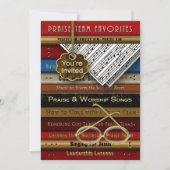 PRAISTEAM - EINLADUNGEN - MUSIKBÜCHER (Vorderseite)