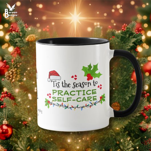 PRAKTICE SELBSTVERSORGUNG Weihnachtsmongramm Tasse