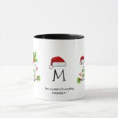 PRAKTICE SELBSTVERSORGUNG Weihnachtsmongramm Tasse (Zentrum)