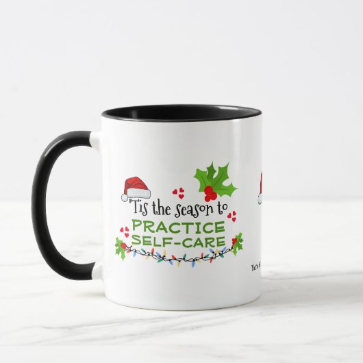 PRAKTICE SELBSTVERSORGUNG Weihnachtsmongramm Tasse (Links)