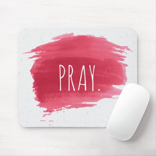 PRAKTIEREN von Text auf roter Farbe der Maus Mousepad (Mit Mouse)