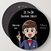 Praktikant Button (Vorne & Hinten)