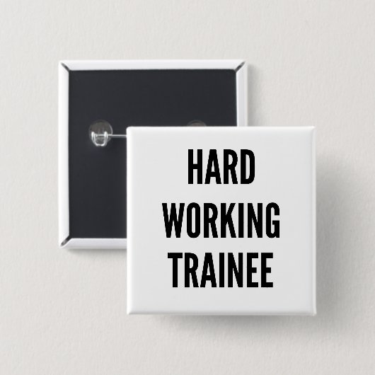 Praktikant Button (Vorne & Hinten)