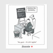 Praktikant Doktor an der Medizinischen Fakultät Ca Aufkleber (Blatt)