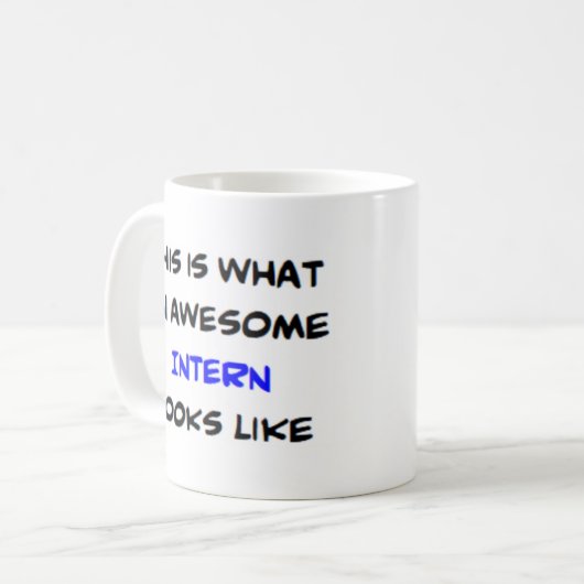 Praktikant, phantastisch kaffeetasse (Vorderseite Links)