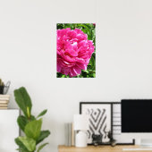 Praktisch perfektes Peony Poster (Heimbüro)