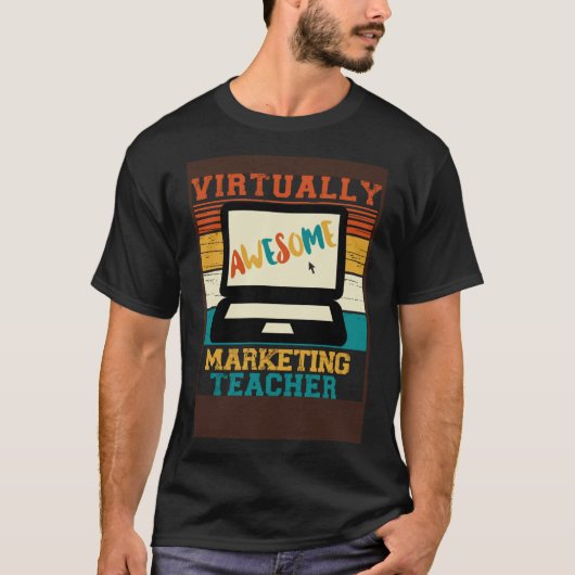 Praktisch Phantastischer Marketing Lehrer Retro Me T-Shirt (Vorderseite)