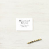 Praktisch und kann das Datum des Master-Koch für N Post-it Klebezettel (Auf Schreibtisch)