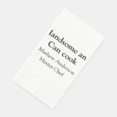 Praktisch und kann das Datum des Master-Koch für N Serviette (Ecke)
