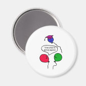 Praktische Absolventen Magnet (Vorderseite/Rückseite)