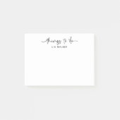 Praktische Dinge für Hübsche, moderne Skripte Post-it Klebezettel (Vorderseite)