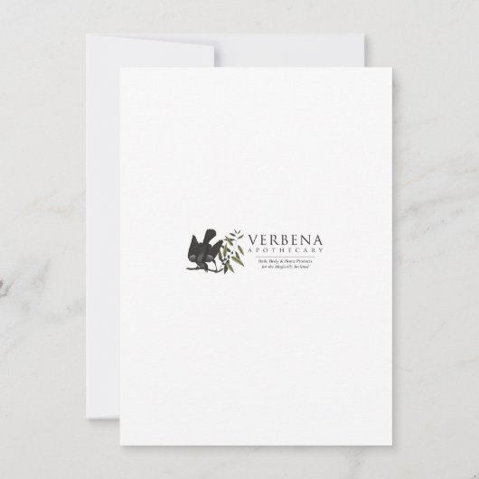 Praktische Magic Card "Ich wünschte auch dir" Dankeskarte (Rückseite)