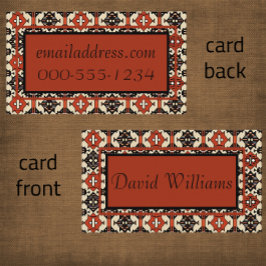 Praktische moderne, geometrische Design-Visitenkar Visitenkarte