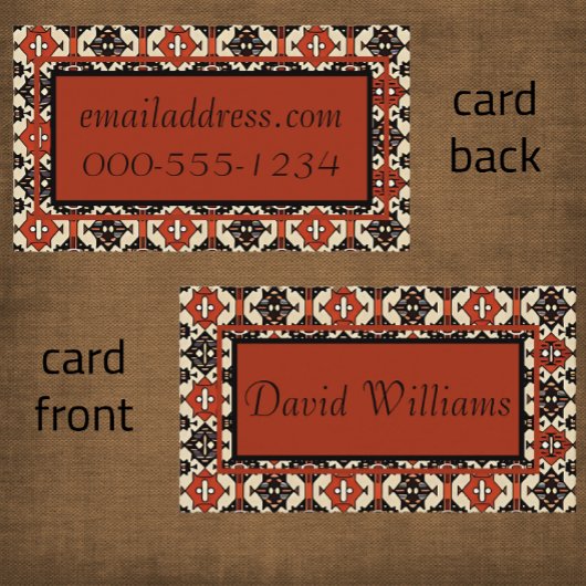 Praktische moderne, geometrische Design-Visitenkar Visitenkarte