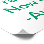 Praktische Motivation Poster (Ecke)